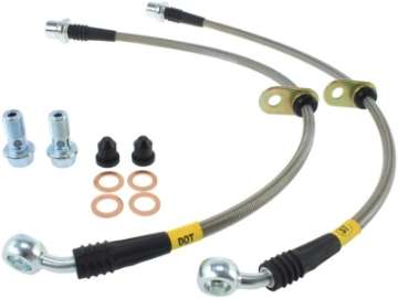 Picture of StopTech 00-05 Toyota MR2 Spyder Rear Stainless Steel Brake Lines