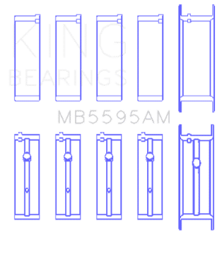 Picture of King Nissan KA-24E Size STD Main Bearing Set