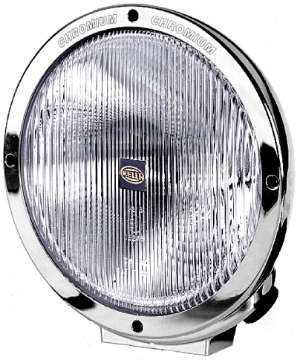 Picture of Hella Rallye 4000 Series Chrome Euro Beam 12V Halogen Lamp with Position Lamp