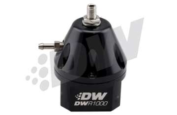 Picture of DeatschWerks DWR1000 Adjustable Fuel Pressure Regulator - Black