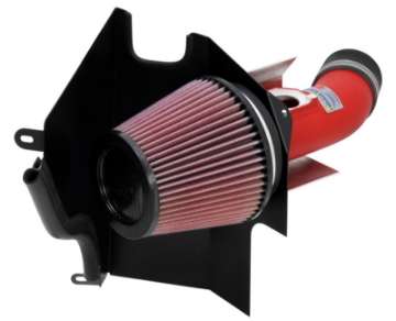 Picture of K&N 02-07 WRX-STi Wrinkle Red Typhoon Short Ram Intake