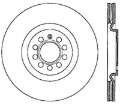 Picture of StopTech 09 VW Passat CC - 06-09 Passat Slotted & Drilled Left Front Rotor