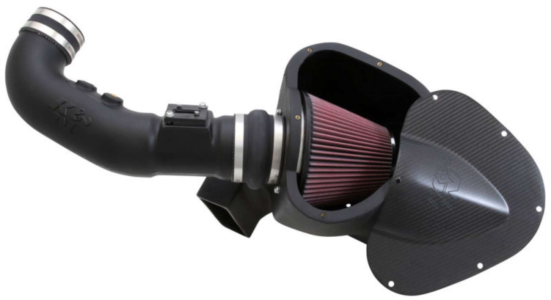 Picture of K&N 11-12 Ford Mustang GT 5-0L V8 Aircharger Performance Intake Kit