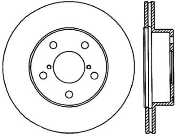 Picture of StopTech 05-07 Subaru Impreza WRX-STi Slotted & Drilled Right Rear Rotor