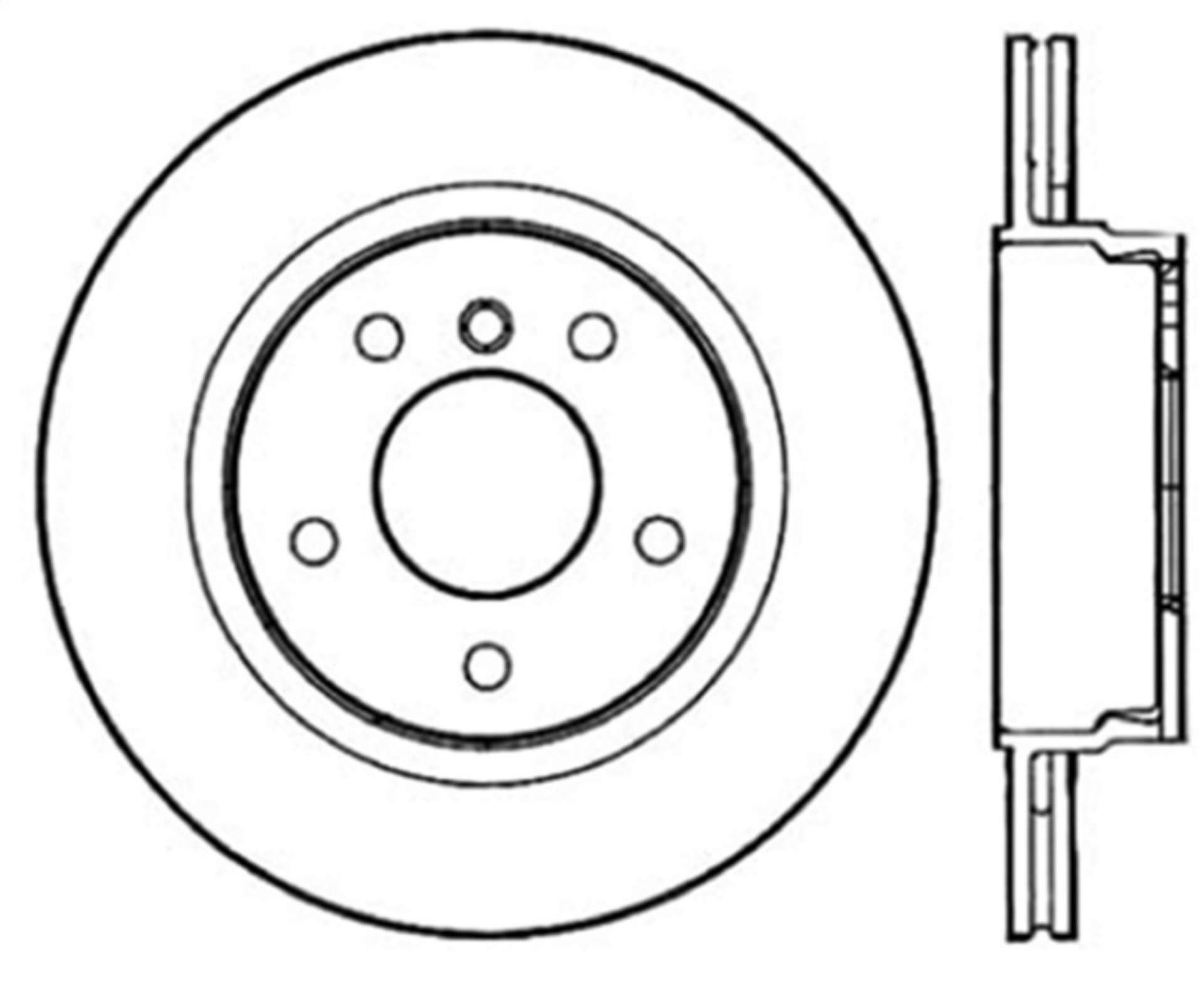 Picture of StopTech 99-05 BMW 3-Series Drilled Right Rear Rotor