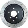 Picture of StopTech 09 Infiniti FX50 SportStop Slotted & Drilled Rear Right Rotor