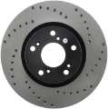 Picture of StopTech 06-08 Honda Civic Si Cross Drilled Left Front Rotor