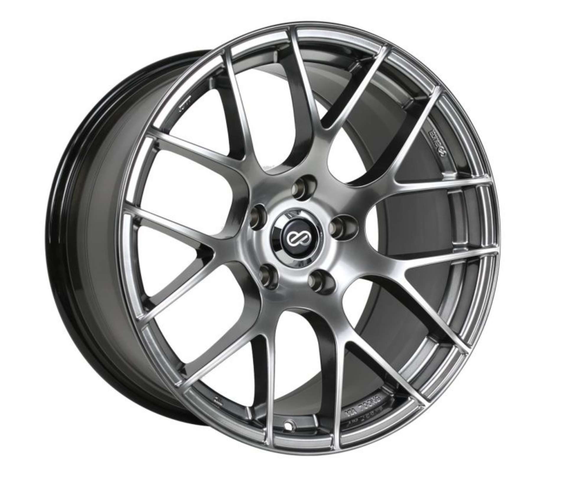 Picture of Enkei Raijin 18x9-5 35mm Offset 5x114-3 Bolt Pattern Hyper Silver Wheel