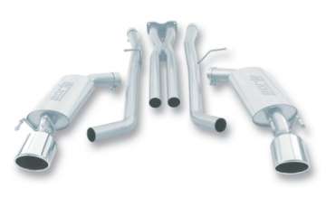 Picture of Borla 05-06 Pontiac GTO Coupe 2dr 6-0L 8cyl AT-MT 4spd-6spd RWD SS Catback Exhaust w- inXin Pipe