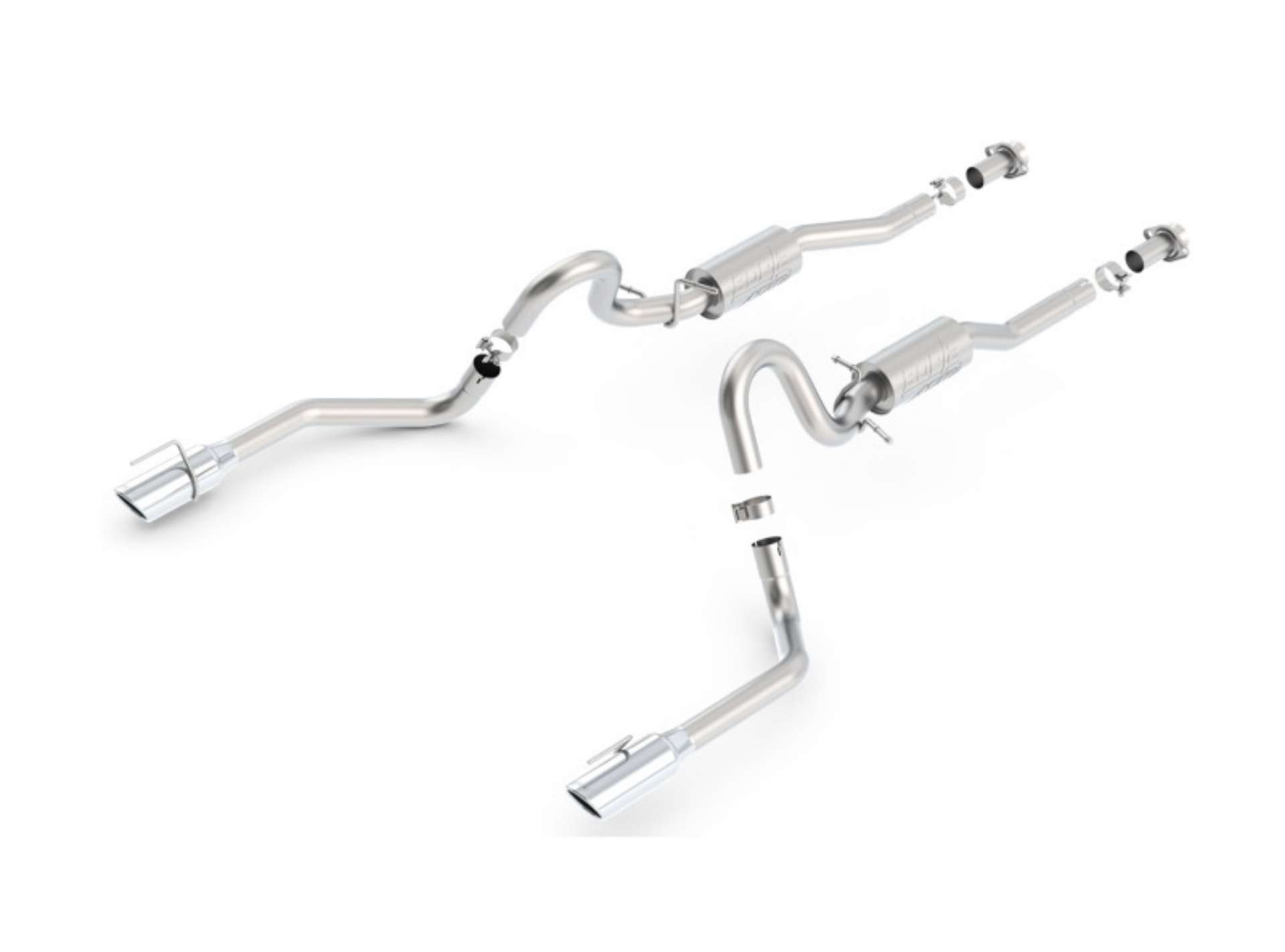 Picture of Borla 99-04 Ford Mustang GT 4-5L V8 AT-MT RWD 2dr ATAK SS Catback Exhaust