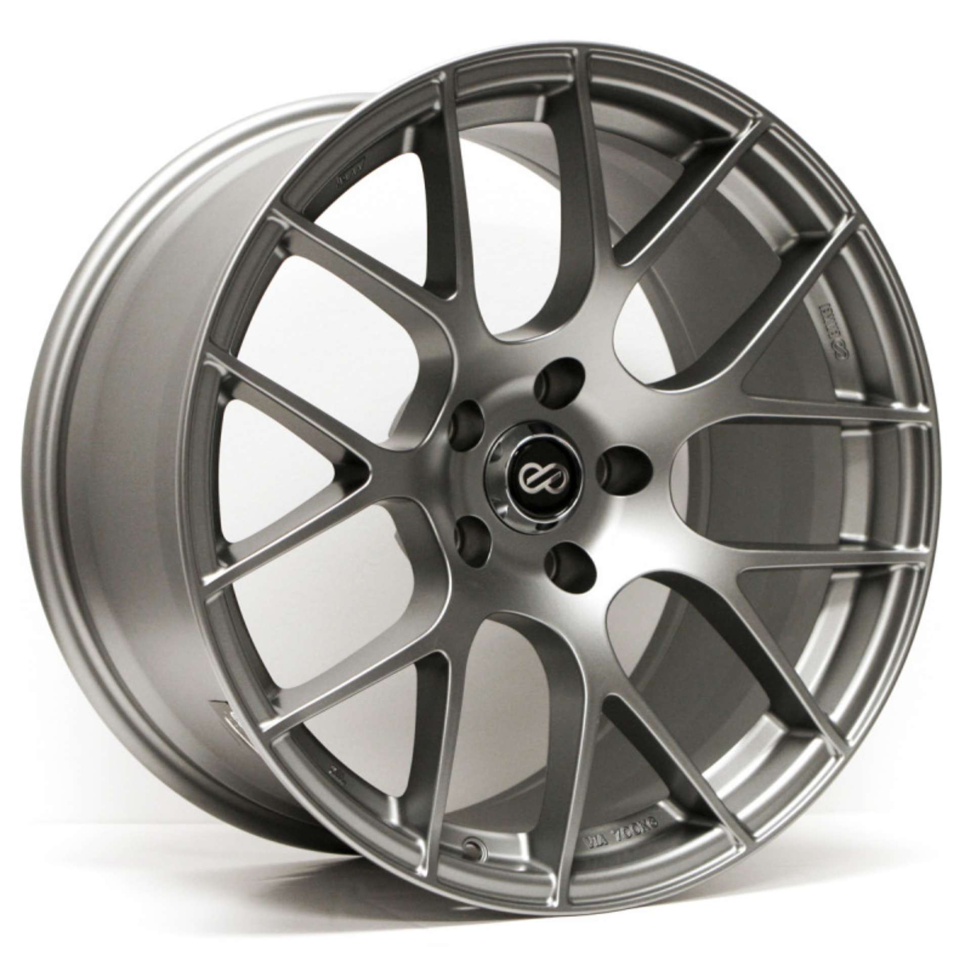 Picture of Enkei Raijin 18x8-5 38mm Offset 5x120 Bolt Pattern 72-6 Bore Dia Titanium Gray Wheel *MOQ 40*