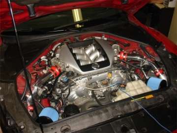 Picture of Injen 10-12 Nissan R35 GTR V6 3-8L Twin Turbo Polished Short Ram Intake