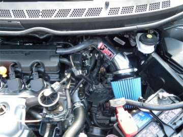 Picture of Injen 06-11 Honda Civic Ex 1-8L 4cyl Polished Tuned Air Intake w- MR Tech-Nano-Fiber Dry Filter