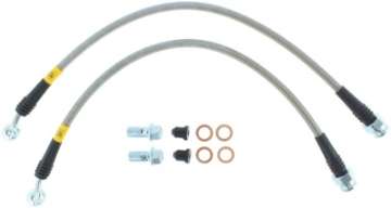 Picture of StopTech 97-03 Chevrolet Corvette Stainless Steel Front Brake Line Kit