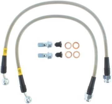 Picture of StopTech 97-04 Chevrolet Corvette Stainless Steel Rear Brake Line Kit