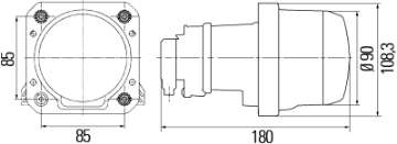 Picture of Hella HLMP 90mm Bi-Xenon D2S 12V ECE LHD *Special Order-No Cancellation*