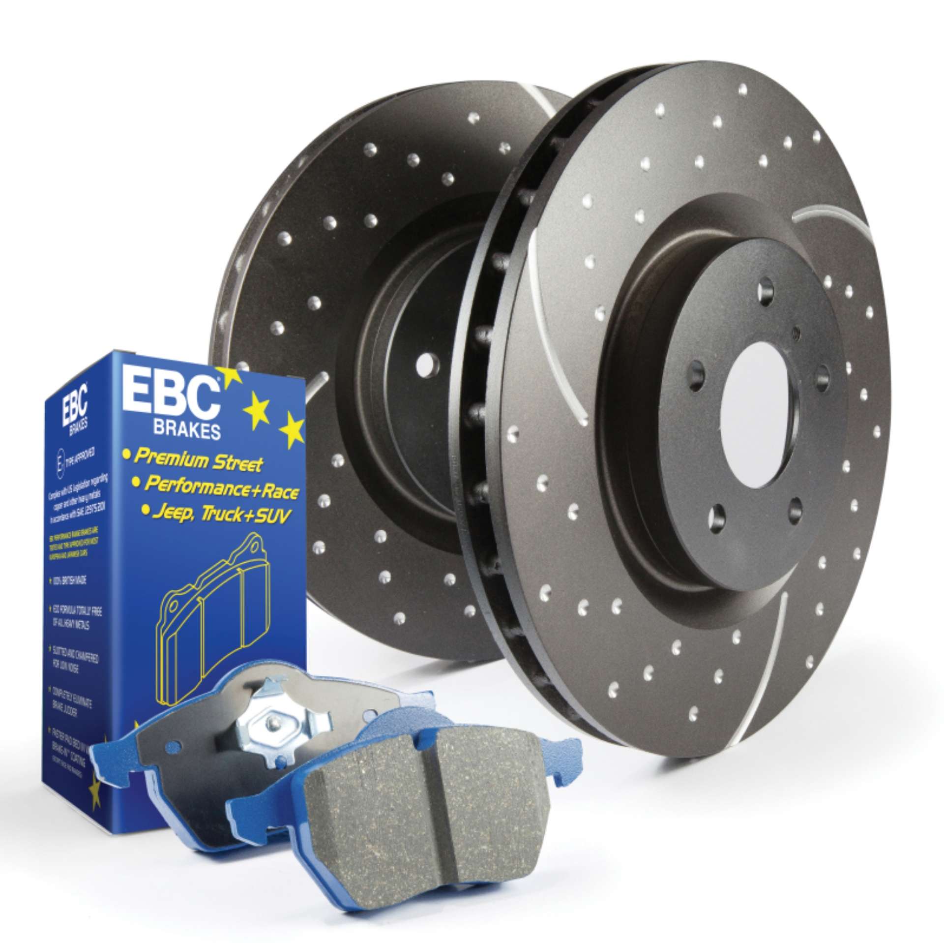 Picture of EBC S6 Kits Bluestuff Pads and GD Rotors