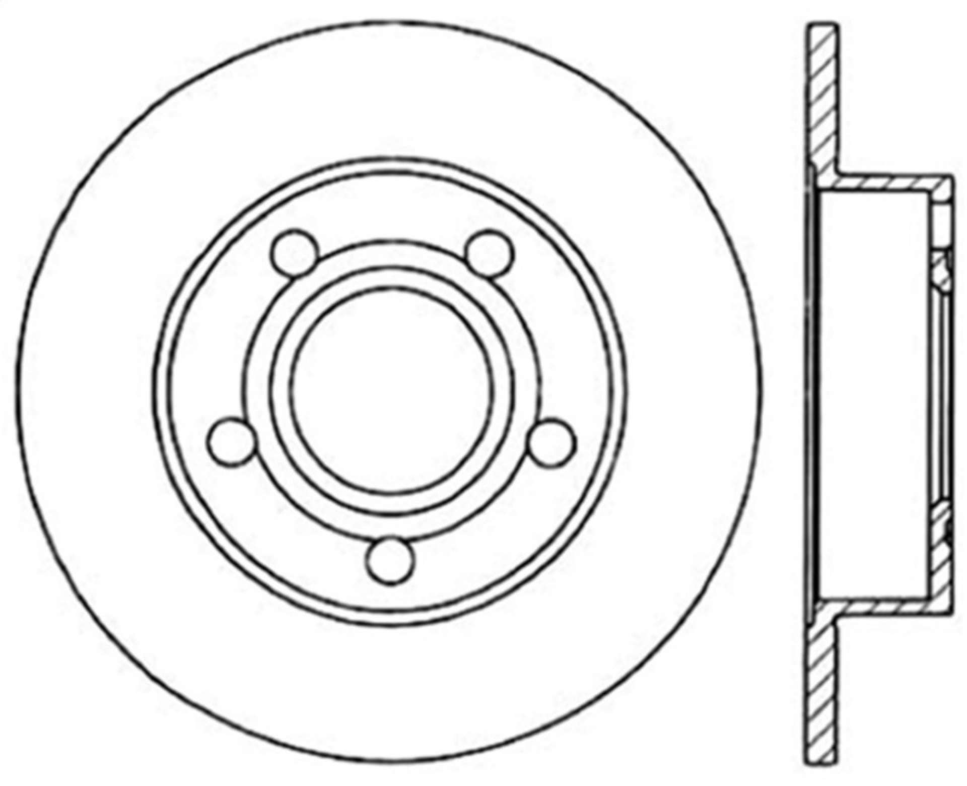 Picture of StopTech 96-01 Audi A4 Quattro - 12-98-05 VW Passat Left Rear Drilled Rotor