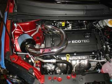 Picture of Injen 12-18 Chevrolet Sonic 1-8L 4cyl Polished Short Ram Cold Air Intake w- MR Technology