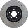 Picture of StopTech 03-06 Mitsubishi Lancer Evo AWD Drilled Left Front Rotor