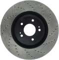 Picture of StopTech 08-16 Mitsubishi Lancer Sport Drilled Left Front Rotor