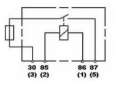 Picture of Hella Relay 12V 25A SPST 25A Fuse Bkt