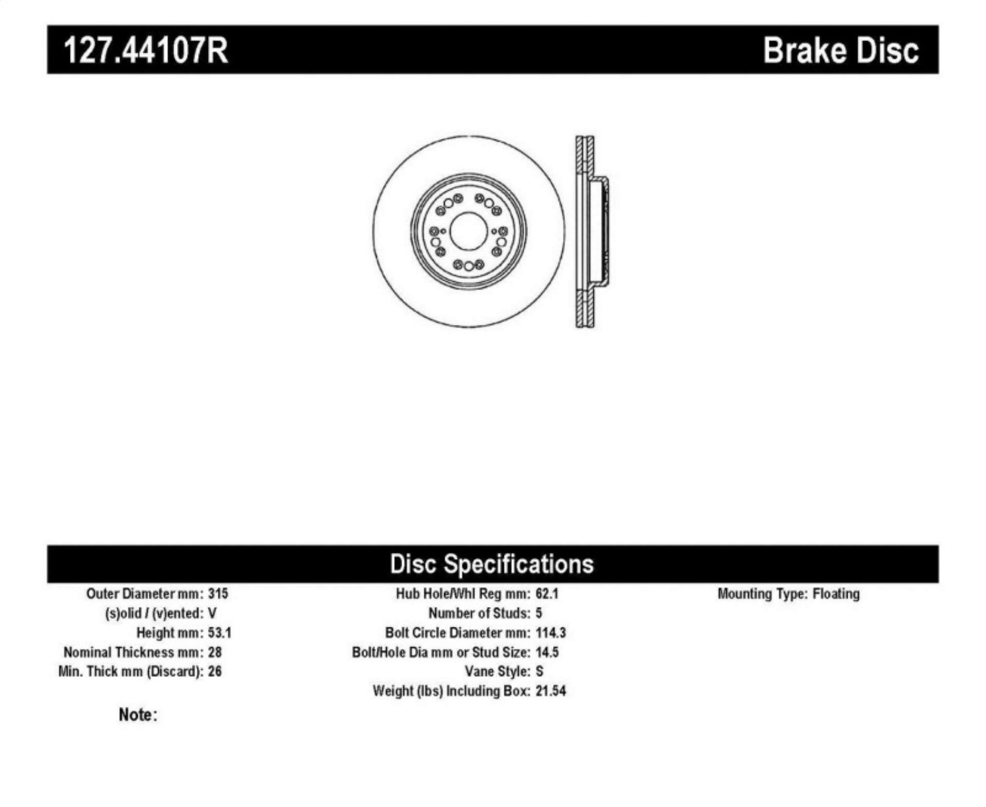 Picture of StopTech 95-00 Lexus LS 400 Right Front Slotted & Drilled Rotor