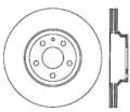 Picture of StopTech 07-10 Audi S6 Drilled Right Rear CRYO Rotor