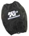 Picture of K&N Black DryCharger Round Tapered Air Filter Wrap 5-5in Base ID x 4-5in Top ID x 6-5in H