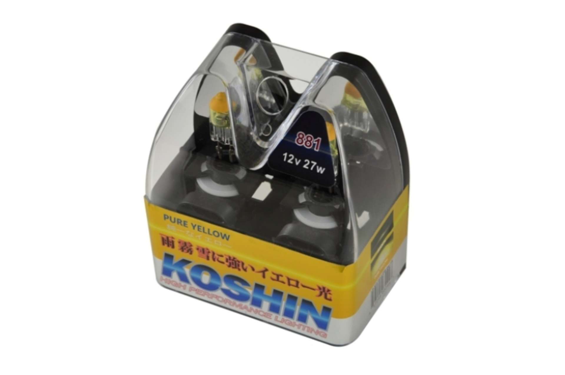 Picture of Xtune Koshin 881 Hyper Yellow Halogen Light Bulbs 12V 27W LB-KO-YELLOW-881YE