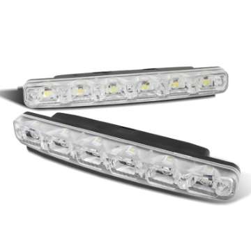 Picture of Xtune G2 Universal Drl 6 White LED X 0-5W Day Time Running Lights Clear CBL-DRL-6LED3W-C