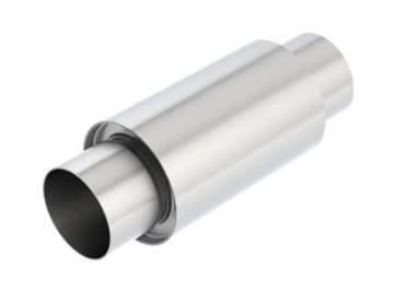 Picture of Borla 3 -1-2in In-Out x 5in Round x 8in Long XR-1 Sportsman Shorty Racing Muffler