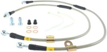 Picture of StopTech 00-06 Suburban 2500 2WD - 03-06 4WD - 03-07 Hummer H2 Stainless Steel Front Brake Line Kit