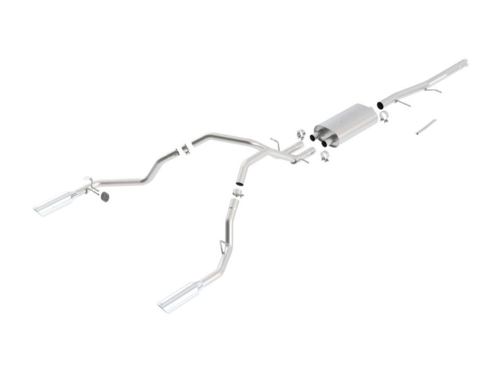 Picture of Borla 09-12 GMC Sierra 1500 - 09-12 Chevrolet Silverado 1500 SS Catback Exhaust