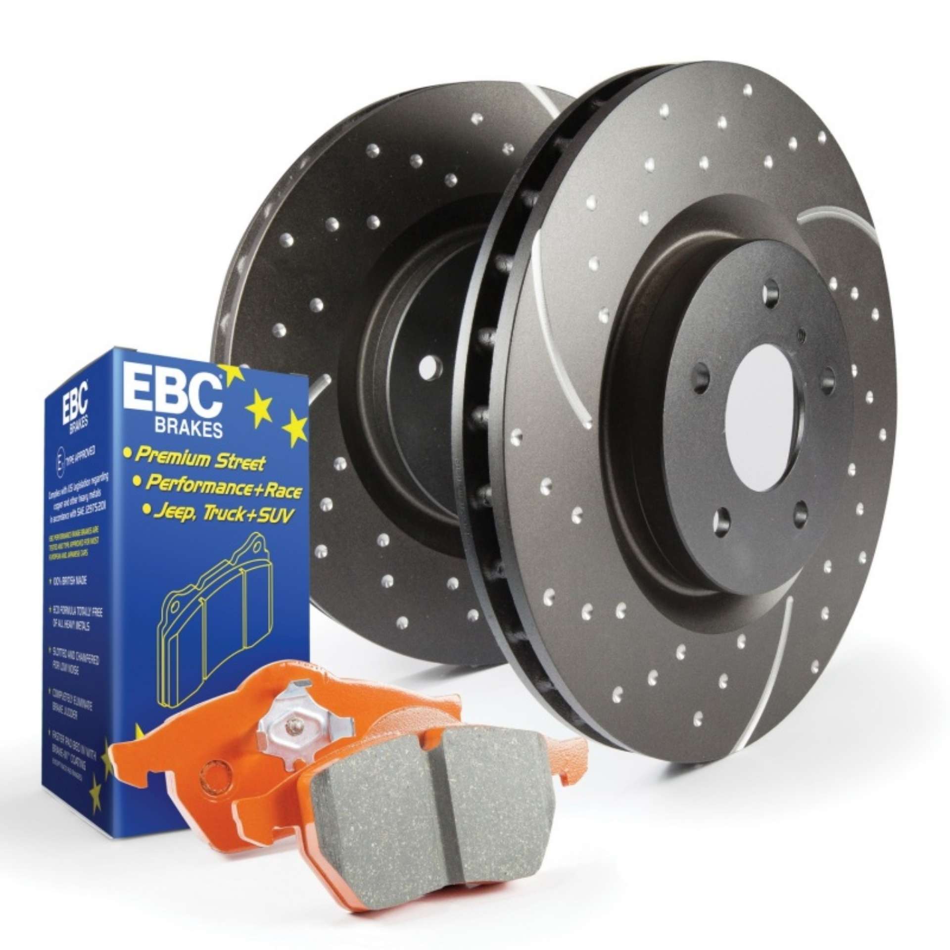 Picture of EBC S8 Kits Orangestuff Pads and GD Rotors