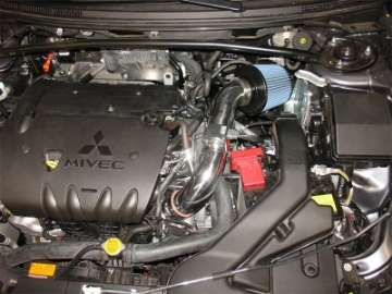 Picture of Injen 08-13 Lancer-Outlander Sport 2-0L 4 Cyl- Polished Short Ram Intake w- MR Tech-Air Fusion