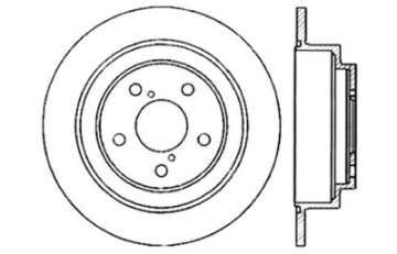 Picture of StopTech 05-06 Saab 9-2X AWD - 02-05 Impreza WRX - 02 WRX STi Slotted & Drilled Right Rear Rotor