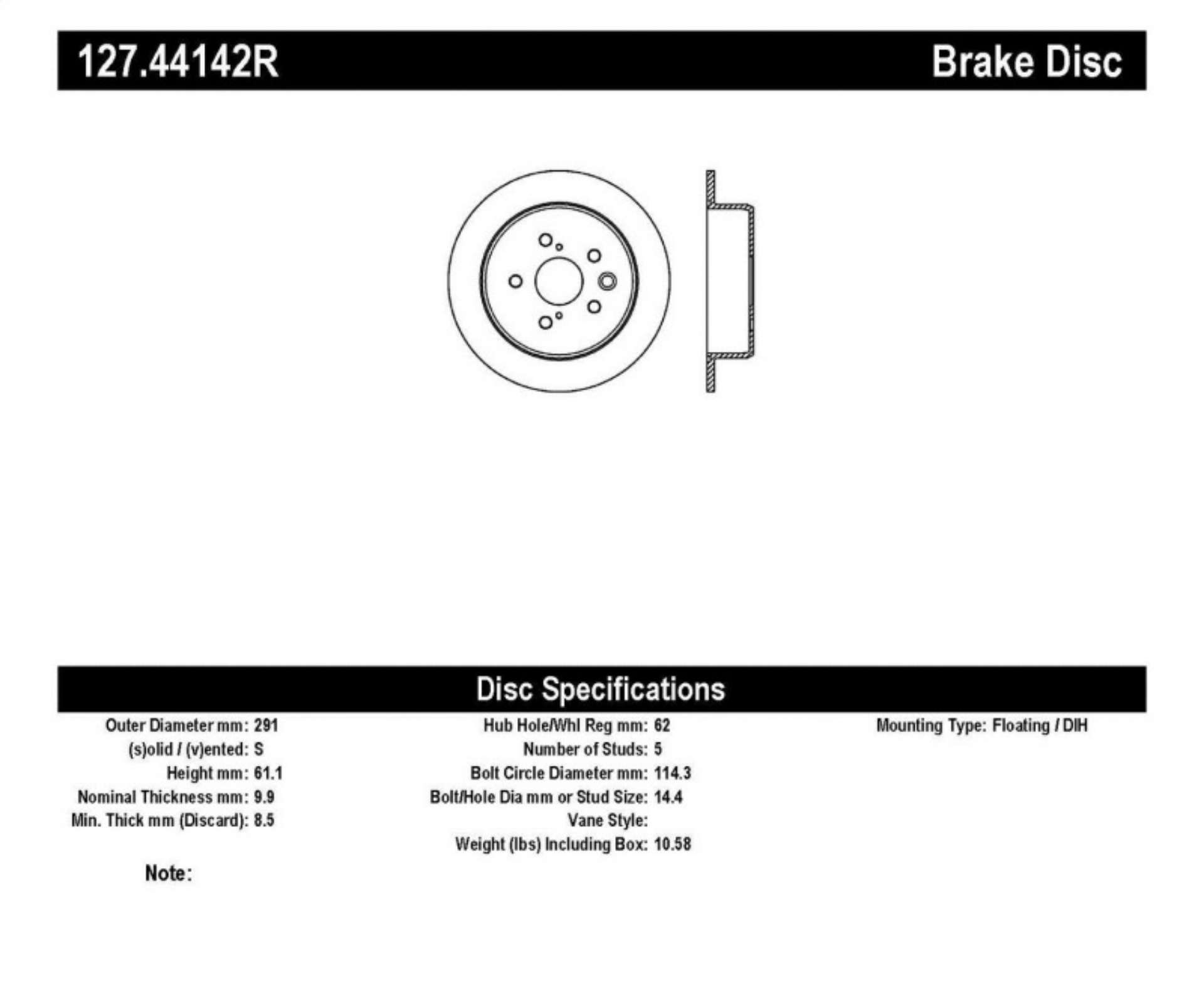 Picture of StopTech 06-10 Lexus IS 250-IS 300-IS 350 SportStop Slotted & Drilled Right Rear Rotor