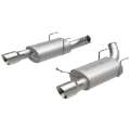 Picture of MagnaFlow 13 Ford Mustang V8 5-0L Dual Split Rear Exit Stainless Cat Back Performance Exhaust