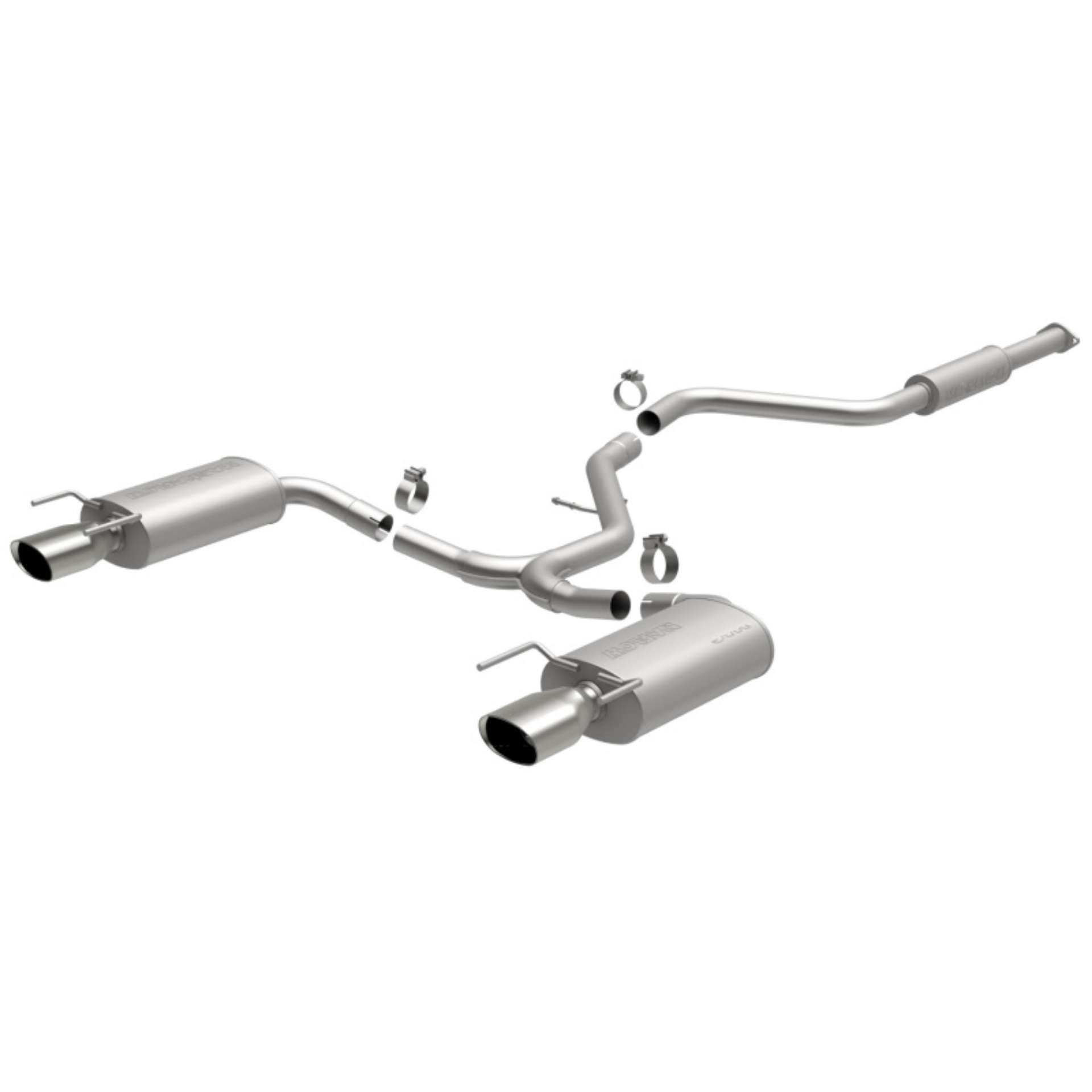 Picture of MagnaFlow 11 Buick Regal L4 Excl- GS Model Dual Split Rear Exit SS Cat-Back Performance Exhaust