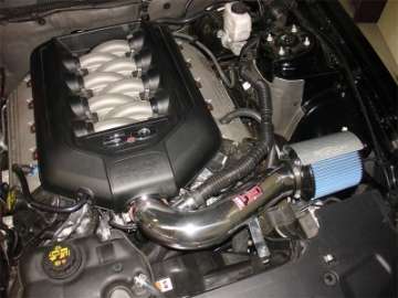 Picture of Injen 11 Ford Mustang GT V8 5-0L Power-Flow Polished Short Ram Air Intake w- MR Tech & Heat Shield