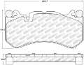 Picture of StopTech Mercedes Benz Front Performance Brake Pads