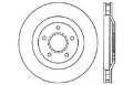 Picture of StopTech 04 & 08 Cadillac XLR-XLR-V - 97-04 Chevy Corvette Slotted & Drilled Front Left Rotor