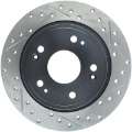 Picture of StopTech 09-10 Acura TSX - 08-10 Honda Accord Coupe-05-10 Sedan Left Rear Slotted & Drilled Rotor