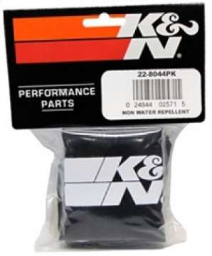 Picture of K&N Universal Precharger Round Straight Air Filter Wrap Black 5in ID x 7in Height