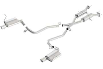 Picture of Borla 11-16 Jeep Grand Cherokee Limited-Laredo 5-7L 8cyl 4WD-RWD SS Catback Exhaust