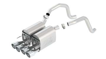 Picture of Borla 05-08 Chevrolet Corvette Coupe-Conv 6-0L-6-2L 8cyl Aggressive ATAK Exhaust rear section only