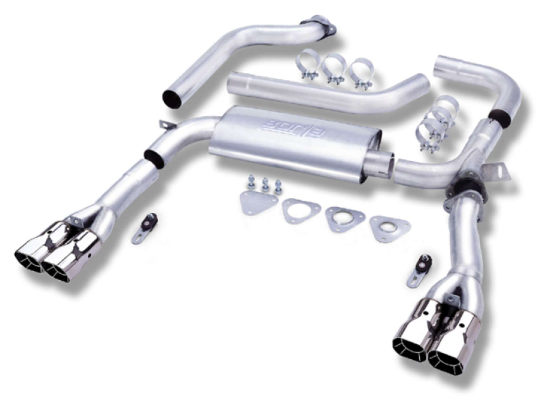 Picture of Borla 95-97 Chevrolet Camaro - Pontiac Trans Am 5-7L 3in Adjustable SS Cat-Back