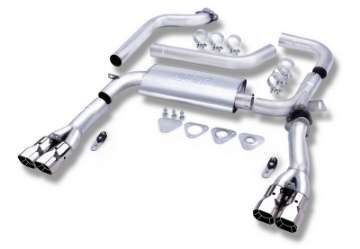 Picture of Borla 95-97 Chevrolet Camaro - Pontiac Trans Am 5-7L 3in Adjustable SS Cat-Back