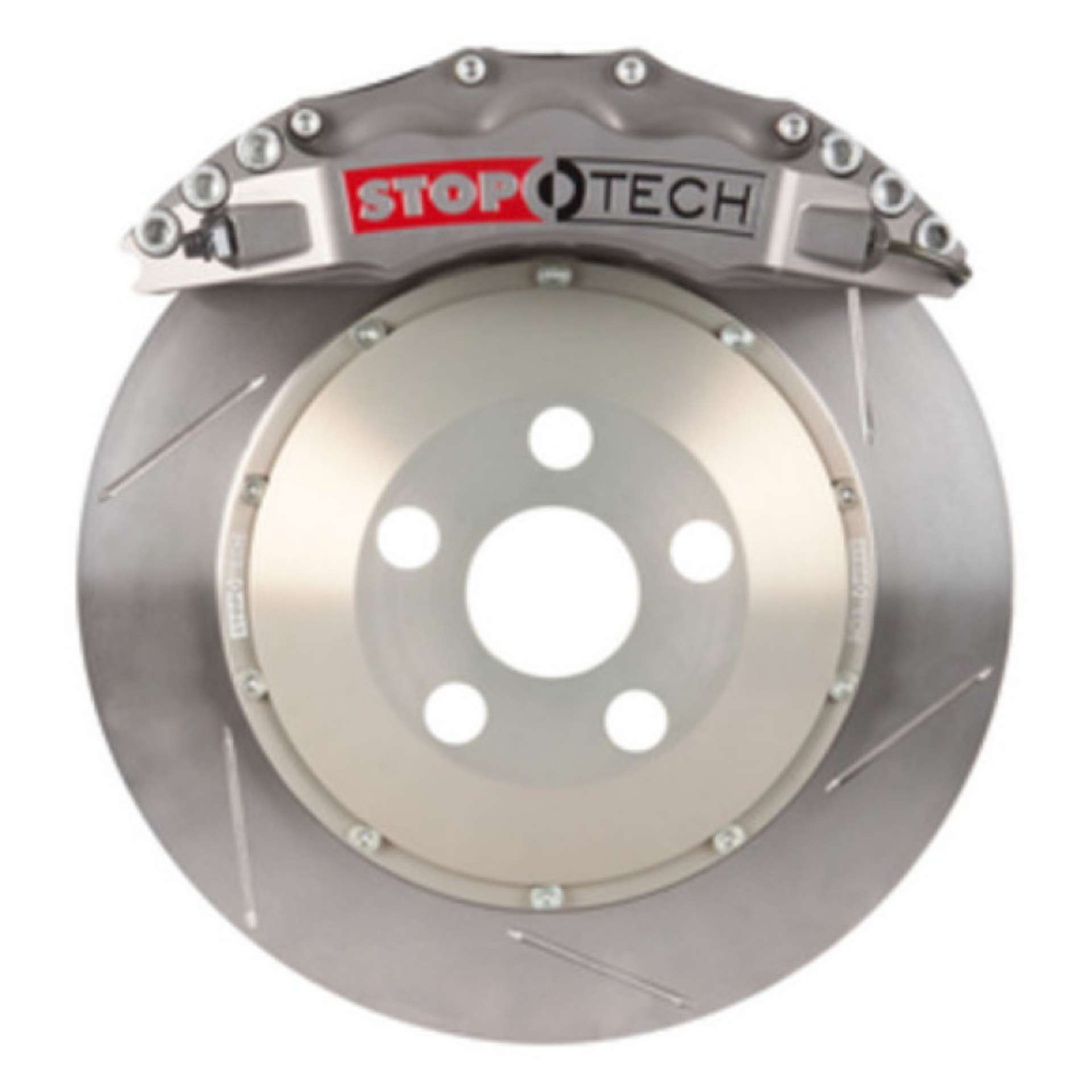 Picture of StopTech 08-10 WRX STi Front BBK Trophy Sport ST60 Calipers 355x32 Slotted Rotors